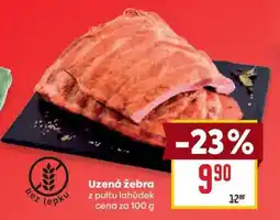 Billa Uzená žebra nabídka
