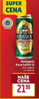 Billa Radegast Ryze Hořká 12 nabídka