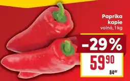 Billa Paprika kapie nabídka