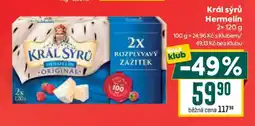 Billa Král Sýrů Hermelín nabídka