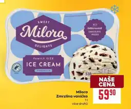 Billa Milora Zmrzlina vanička nabídka