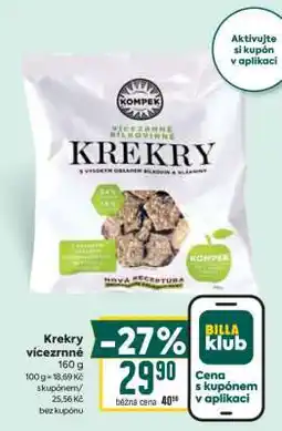 Billa Krekry vícezrnné nabídka