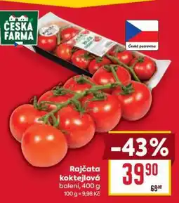 Billa Rajčata koktejlová nabídka