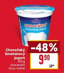 Billa Choceňský smetanový jogurt nabídka