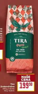 Billa TIRA Zrnková káva nabídka