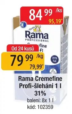 Qanto Rama Cremefine Profi-šlehání nabídka