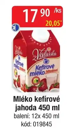 Qanto Valasska kefírové mléko jahoda nabídka