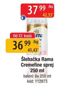 Qanto Šlehačka Rama Cremefine sprej nabídka