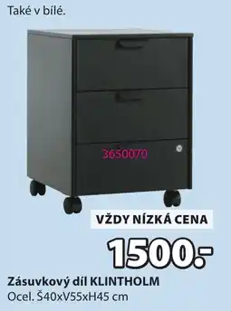 JYSK Klintholm zásuvkový díl nabídka