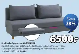 JYSK Norsminde rozkládací pohovka nabídka