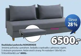 Norsminde rozkládací pohovka