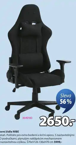 JYSK NIBE židle nabídka