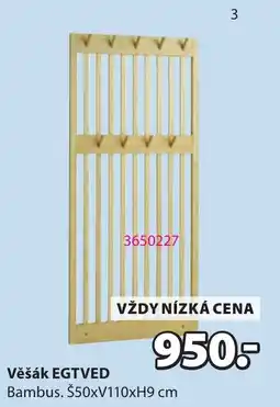 JYSK Věšák EGTVED nabídka