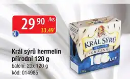 Qanto Král sýrů hermelín přírodní nabídka