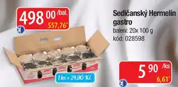 Qanto Sedlčanský Hermelín gastro nabídka