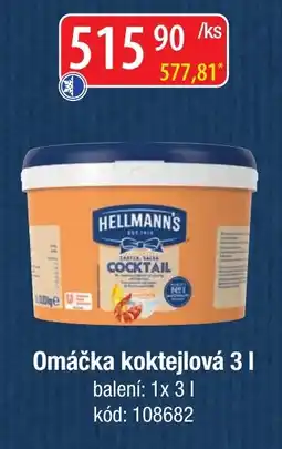 Qanto Hellmann's omáčka koktejlová nabídka