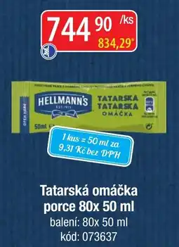 Qanto Hellmann's tatarská omáčka nabídka