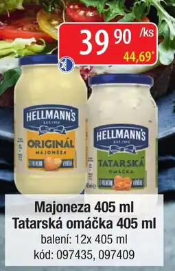 Qanto Hellmann's majoneza originál tatarská omáčka nabídka