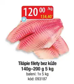 Qanto Tilápie filety bez kůže nabídka
