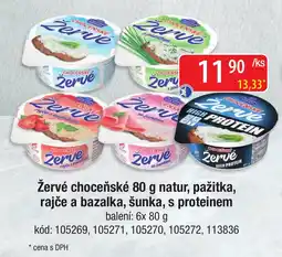Qanto Žervé choceňské nabídka