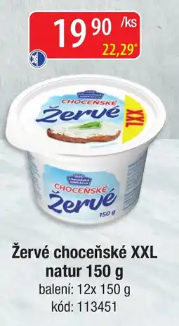 Qanto Žervé choceňské XXL nabídka