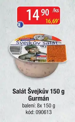 Qanto Gurmán Švejkův salát nabídka