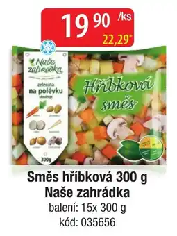 Qanto Naše zahrádka směs hříbková nabídka