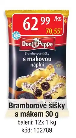 Qanto Don Peppe bramborové šišky s mákem nabídka