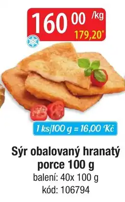 Qanto Sýr obalovaný hranatý porce 100 g nabídka