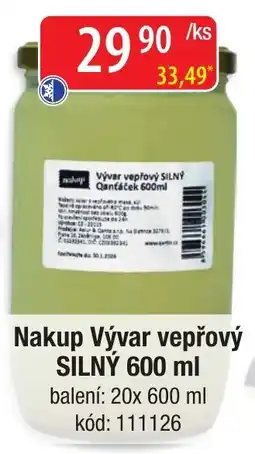 Qanto Nakup Vývar vepřový SILNÝ nabídka