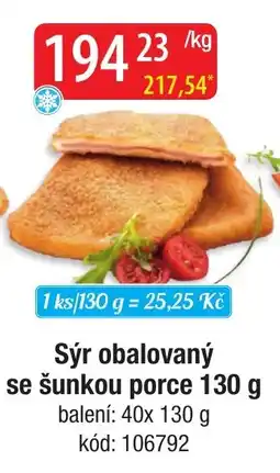 Qanto Sýr obalovaný se šunkou nabídka