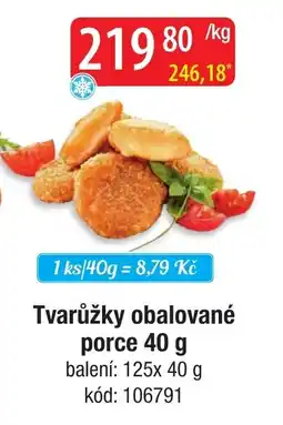 Qanto Tvarůžky obalované porce 40 g nabídka