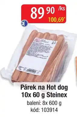 Qanto Steinex Párek na Hot dog nabídka