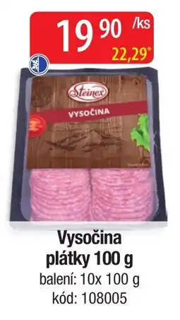Qanto Steinex vysočina plátky nabídka