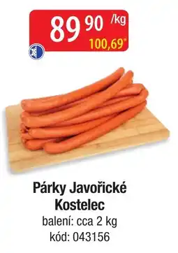 Qanto Párky Javořické Kostelec nabídka