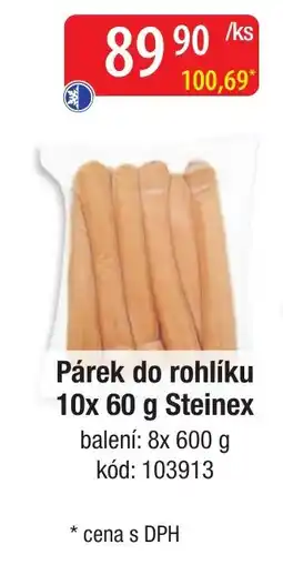 Qanto Steinex párek do rohlíku nabídka