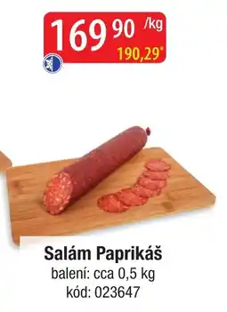 Qanto Salám Paprikáš nabídka