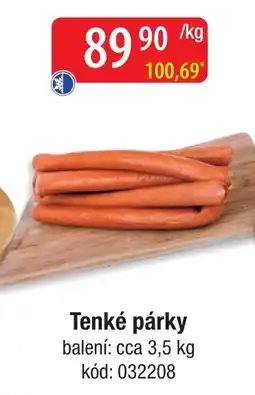 Qanto Tenké párky nabídka