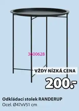 JYSK Randerup odkládací stolek nabídka