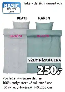 JYSK Basic povlečení nabídka