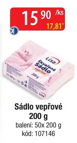 Qanto Lisa sádlo vepřové nabídka