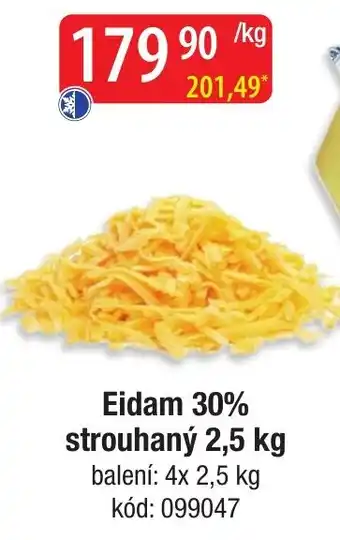 Eidam 30% strouhaný