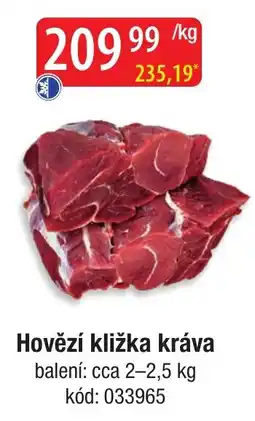 Qanto Hovězí kližka kráva nabídka