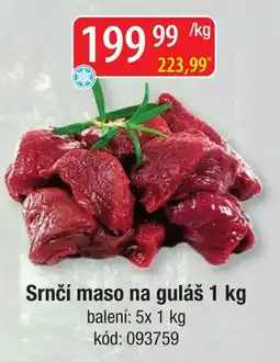 Qanto Srnčí maso na guláš nabídka
