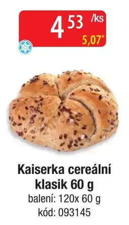 Qanto Kaiserka cereální klasik nabídka