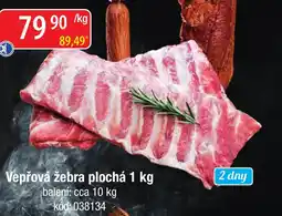 Qanto Vepřová žebra plochá nabídka