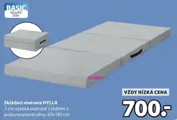 JYSK Basic skládací matrace hylla nabídka