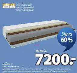 JYSK Dreamzone pěnová matrace fiskelva nabídka