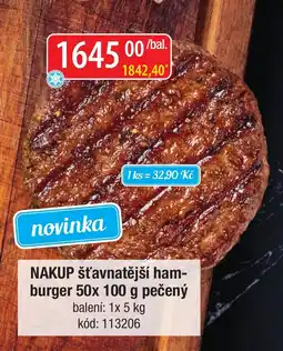 Qanto nakup šťavnatější hamburger nabídka