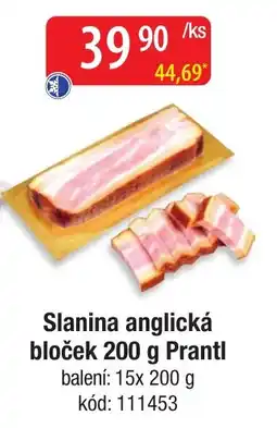 Qanto Prantl slanina anglická bloček nabídka